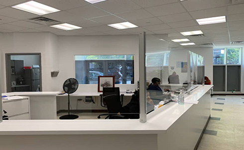 Sneeze Guards or Plastic & Glass Screen (Office Dividers) new york nyc