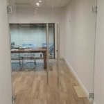 Frameless Door Installation in Brooklyn