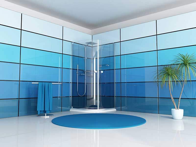 SLIDING FRAMELESS SHOWER DOOR. INSTALLATION INCLUDED (HUDSON AND