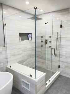 Custom Glass Shower Doors Installation in Brooklyn, NY