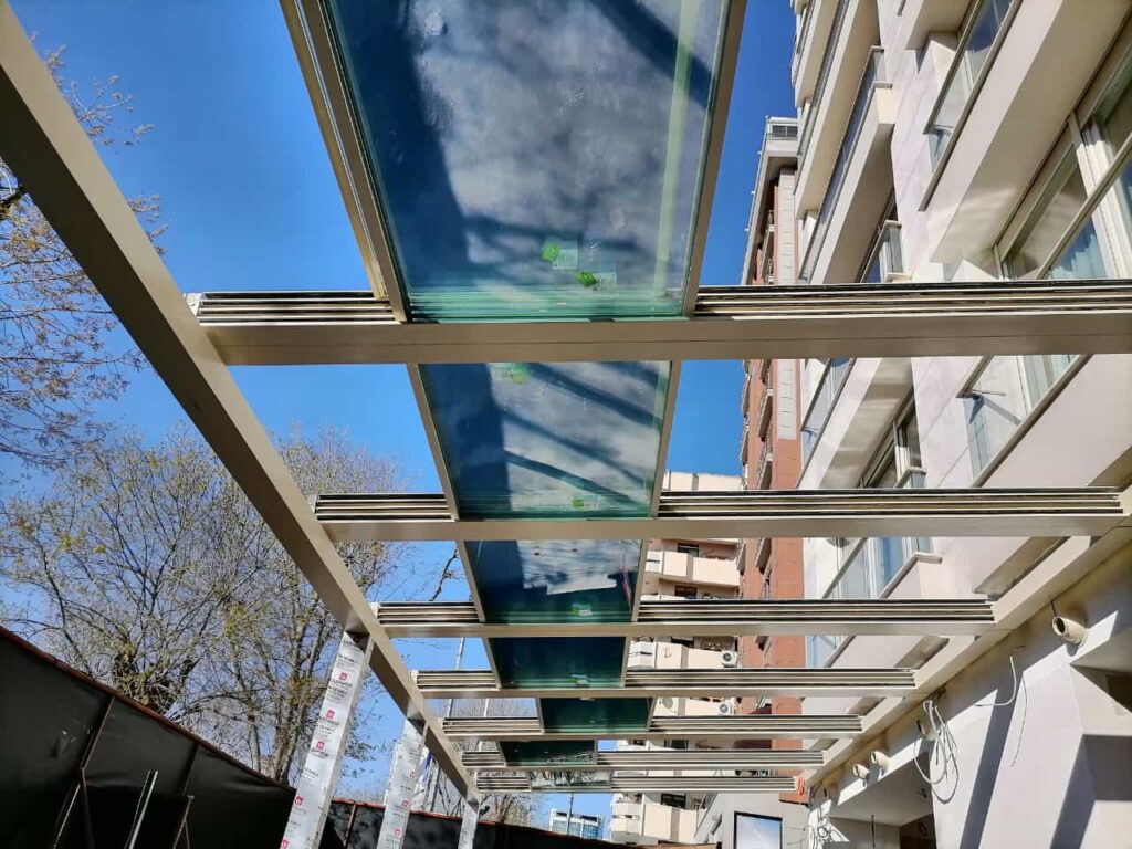 Pergola Canopy in NYC | Retractable Louvered Pergola