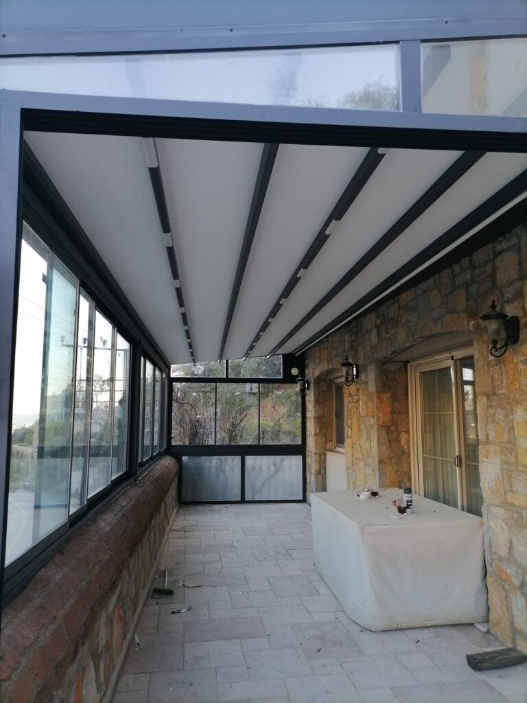 Pergola Canopy in NYC Retractable Louvered Pergola
